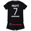 Virallinen Fanipaita + Shortsit Paris Saint-Germain Kylian Mbappé 7 Kolmas Pelipaita 2021-22 - Lasten